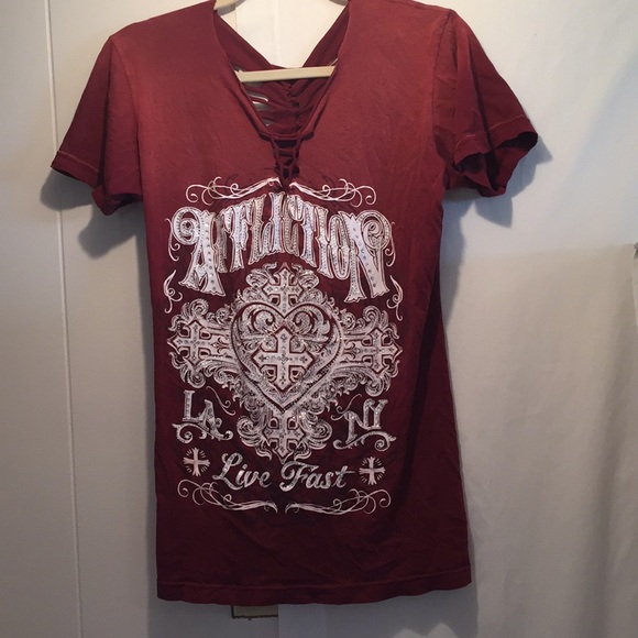 Affliction Tops - Affliction T-Shirt Sz L